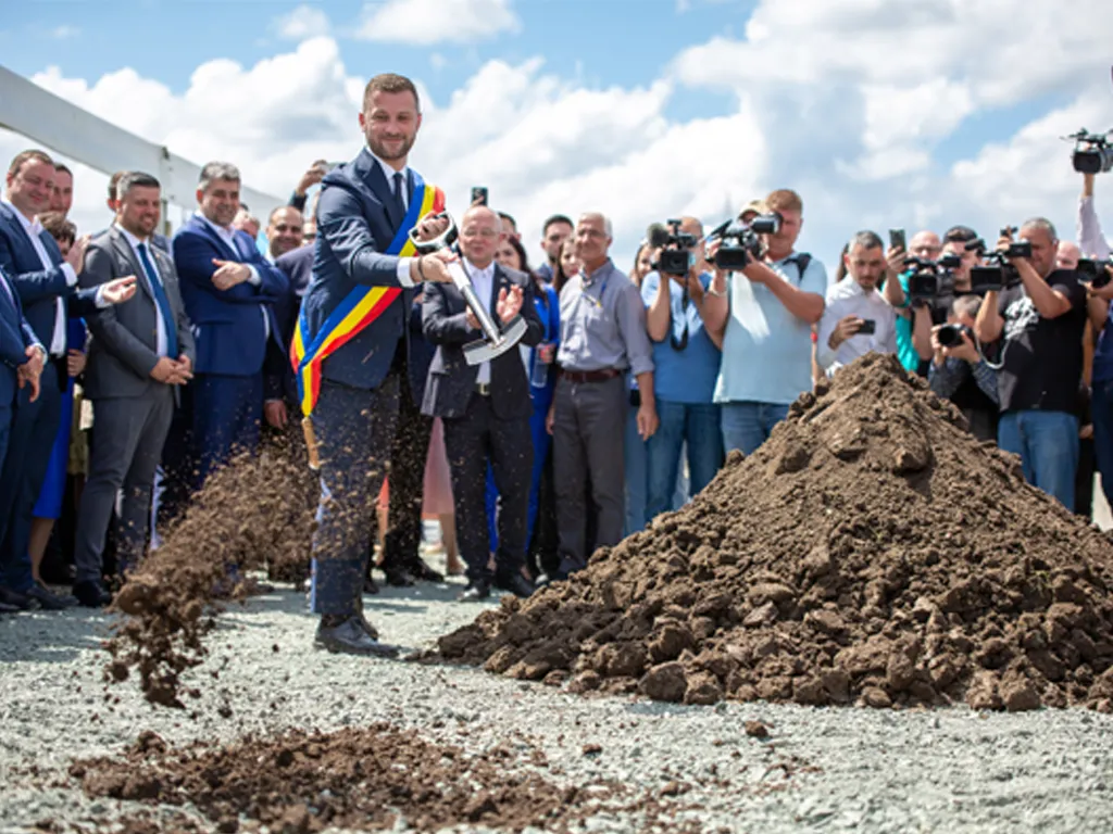 The groundbreaking ceremony for the Cluj-Napoca Metro Project was held in Romania.